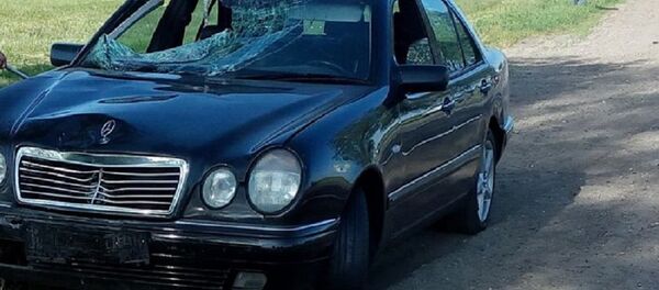 Сбивший велосипедиста Mercedes - Sputnik Беларусь