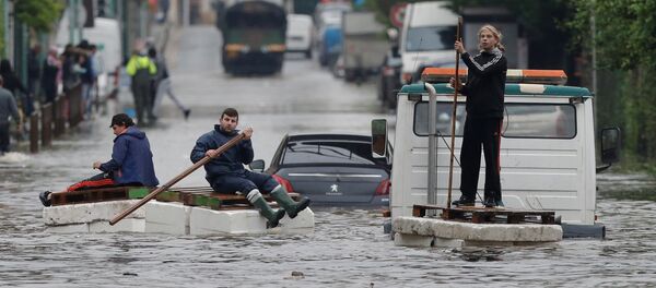Наводнение в Париже - Sputnik Беларусь