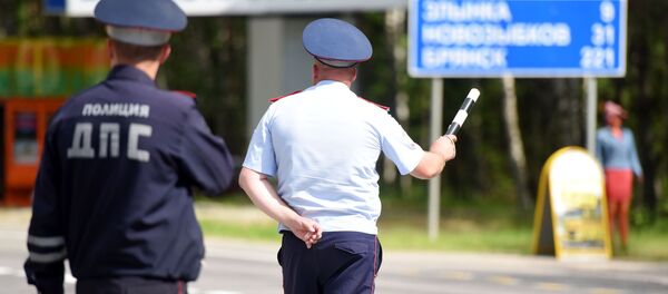 Совместная отработка трасс сотрудниками Госавтоинспекций Беларуси и России - Sputnik Беларусь