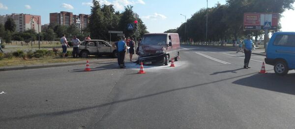 Последствия ДТП в Гродно - Sputnik Беларусь