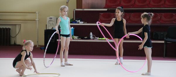 Тренировка в школе гимнастики - Sputnik Беларусь