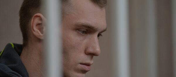 Обвиняемый в убийстве Юлии Балыкиной Обвиняемый в убийстве Юлии Балыкиной - Sputnik Беларусь