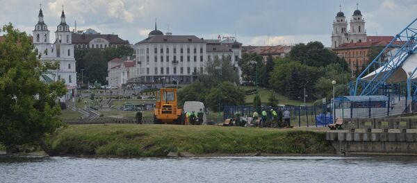Реконструкция набережной Свислочи - Sputnik Беларусь