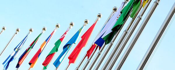 Флаги СНГ, архивное фото - Sputnik Беларусь