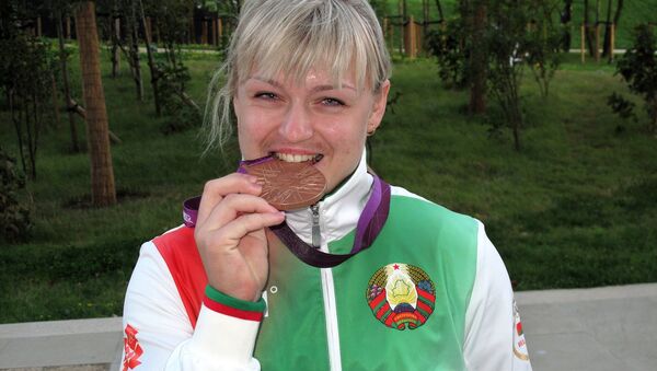 Белорусская тяжелоатлетка Марина Шкерманкова - Sputnik Беларусь