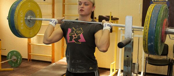 Белорусская тяжелоатлетка Марина Шкерманкова - Sputnik Беларусь