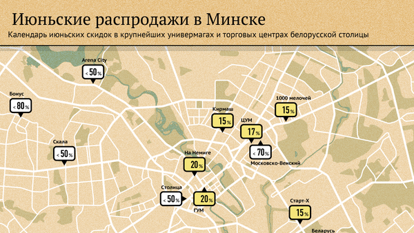 Июньские распродажи в Минске - Sputnik Беларусь