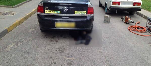 Место происшествия на улице Федорова Место происшествия на улице Федорова - Sputnik Беларусь