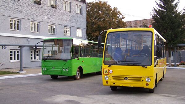 Автобусы Богдан, архивное фото - Sputnik Беларусь