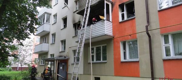 Пожар в Минске Пожар в Минске - Sputnik Беларусь