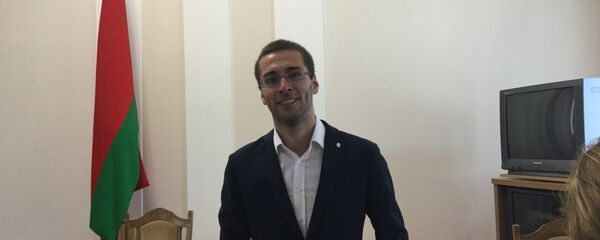 Фотограф Антон Мотолько в суде Фотограф Антон Мотолько в суде - Sputnik Беларусь