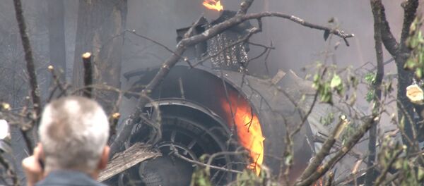 СПУТНИК_Спасатели отправились на место крушения Су-27 в Подмосковье - Sputnik Беларусь