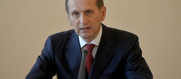 Спикер Государственной Думы РФ Сергей Нарышкин - Sputnik Беларусь