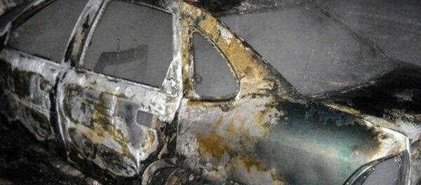 Сгоревший автомобиль - Sputnik Беларусь