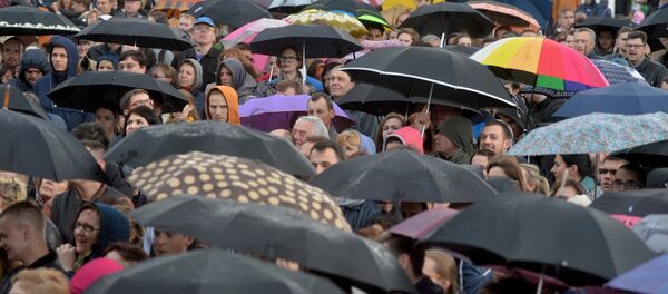 Дождь в Минске - Sputnik Беларусь