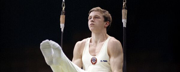 Гимнаст Виталий Щербо, 1991 год - Sputnik Беларусь