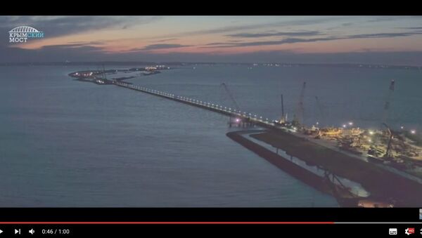 Как проходит строительство Крымского моста - Sputnik Беларусь