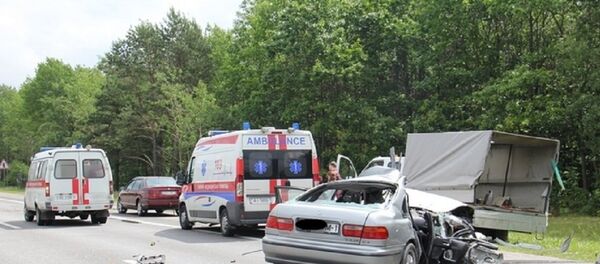 ДТП на трассе М1 - Sputnik Беларусь