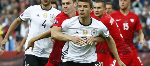 Матч чемпионата Европы по футболу между сборными Германии и Польши - Sputnik Беларусь