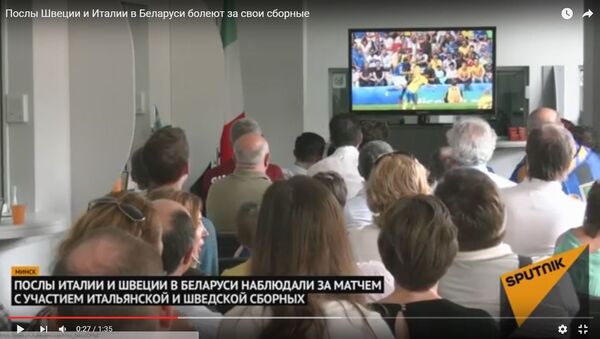 Послы следят за футболом - Sputnik Беларусь