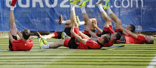 Тренировка сборной Польши по футболу - Sputnik Беларусь