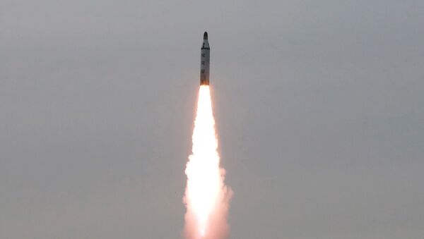 Запуск ракеты в Северной Корее - Sputnik Беларусь