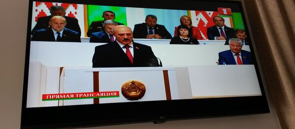 Александр Лукашенко на Пятом всебелорусском собрании - Sputnik Беларусь