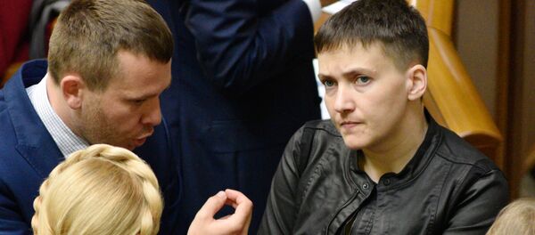 Депутат Верховной рады Украины Надежда Савченко - Sputnik Беларусь