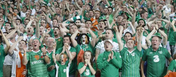 Болельщики сборной Ирландии по футболу - Sputnik Беларусь