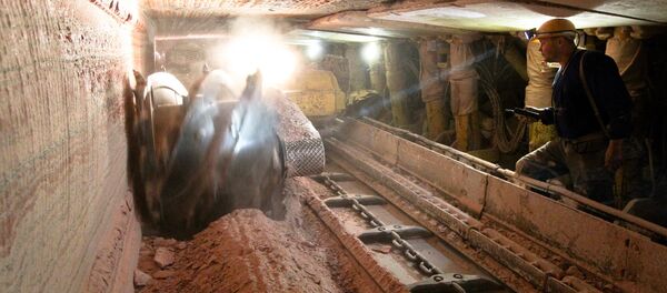 Работа предприятия Беларуськалий Работа предприятия Беларуськалий - Sputnik Беларусь