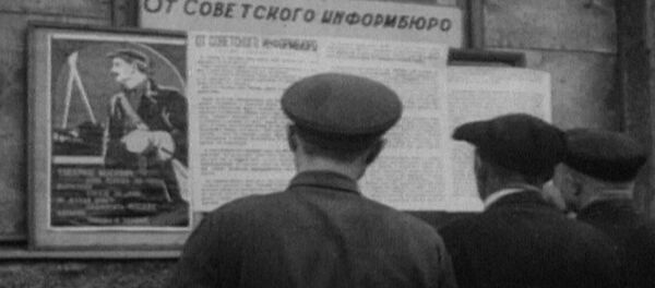 Спутник_От Советского информбюро… - летопись народного подвига. Кадры из архива - Sputnik Беларусь