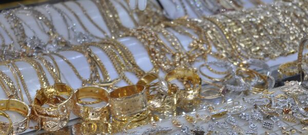 Витрина ювелирного магазина, архивное фото - Sputnik Беларусь