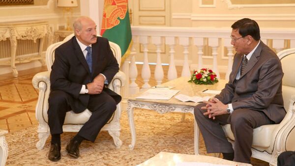 Встреча Александра Лукашенко и председателя Национального законодательного собрания Таиланда Понпеча Вичитчолчая - Sputnik Беларусь