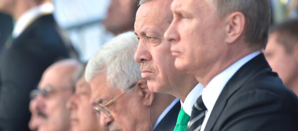 Президент России Владимир Путин и президент Турции Реджеп Тайип Эрдоган Президент России Владимир Путин и президент Турции Реджеп Тайип Эрдоган - Sputnik Беларусь