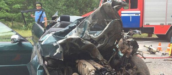 Последствия ДТП в Брестской области - Sputnik Беларусь