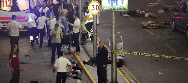 Теракт в стамбульском аэропорту Ататюрка Теракт в стамбульском аэропорту Ататюрка - Sputnik Беларусь