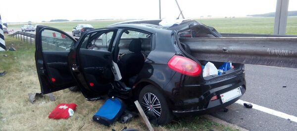 Авария на трассе M1 - Sputnik Беларусь