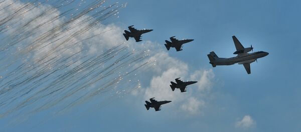 Авіяцыя на парадзе 3 ліпеня ў Мінску, архіўнае фота - Sputnik Беларусь