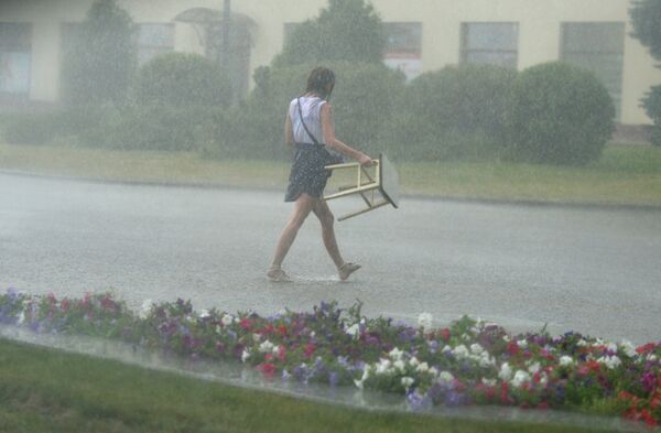 Ливень в Минске - Sputnik Беларусь