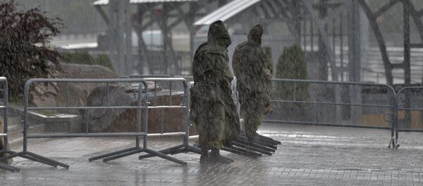 Ливень 3 июля в Минске - Sputnik Беларусь