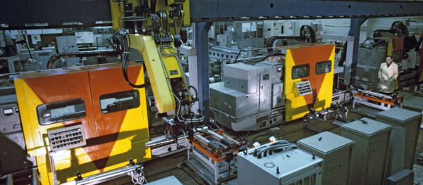 Работа станкостроительного завода Работа станкостроительного завода - Sputnik Беларусь