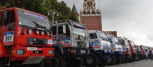 В Москве стартовало ралли Шелковый путь - 2016 - Sputnik Беларусь