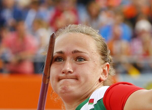 Белорусская копьеметательница Татьяна Холодович - Sputnik Беларусь