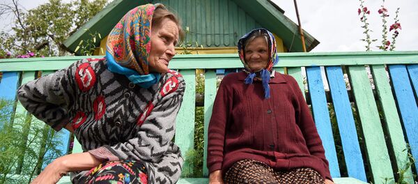 Пенсионерки в белорусской деревне - Sputnik Беларусь