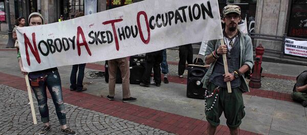 Антивоенный протест в Варшаве - Sputnik Беларусь