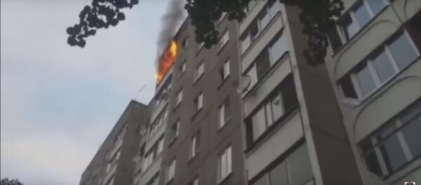 Пожар в Минске - Sputnik Беларусь