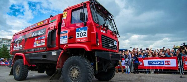МАЗ в ходе ралли Шелковый путь МАЗ в ходе ралли Шелковый путь - Sputnik Беларусь