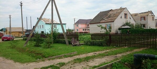 Фотофакт: Шарковщина после урагана - Sputnik Беларусь