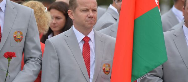Стрелок Сергей Мартынов понесет знамя белорусской сборной в Рио Стрелок Сергей Мартынов понесет знамя белорусской сборной в Рио - Sputnik Беларусь