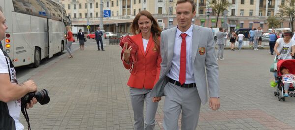 Александра Герасименя и Евгений Цуркин - Sputnik Беларусь